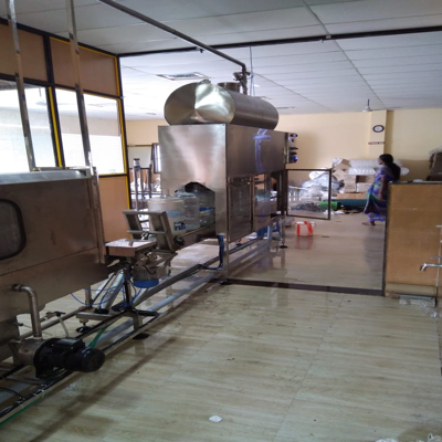 Jar inner outer washing & filling machine 