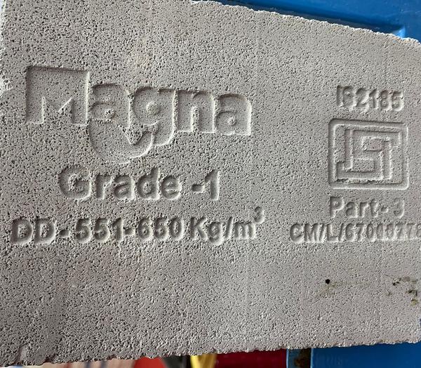 grade 1 aac blocks density rat