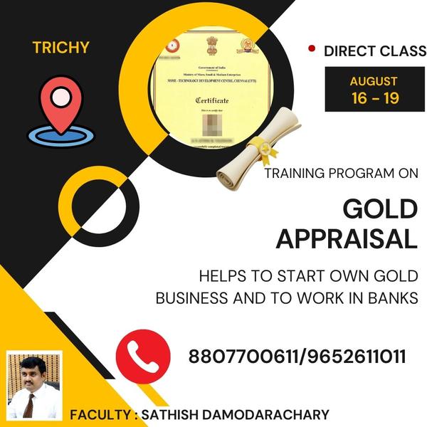 gold appraisal training in tri