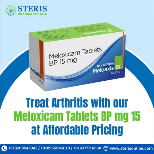 Treat Arthritis with our Meloxicam Tablets BP Steris Healthcare PVT Ltd