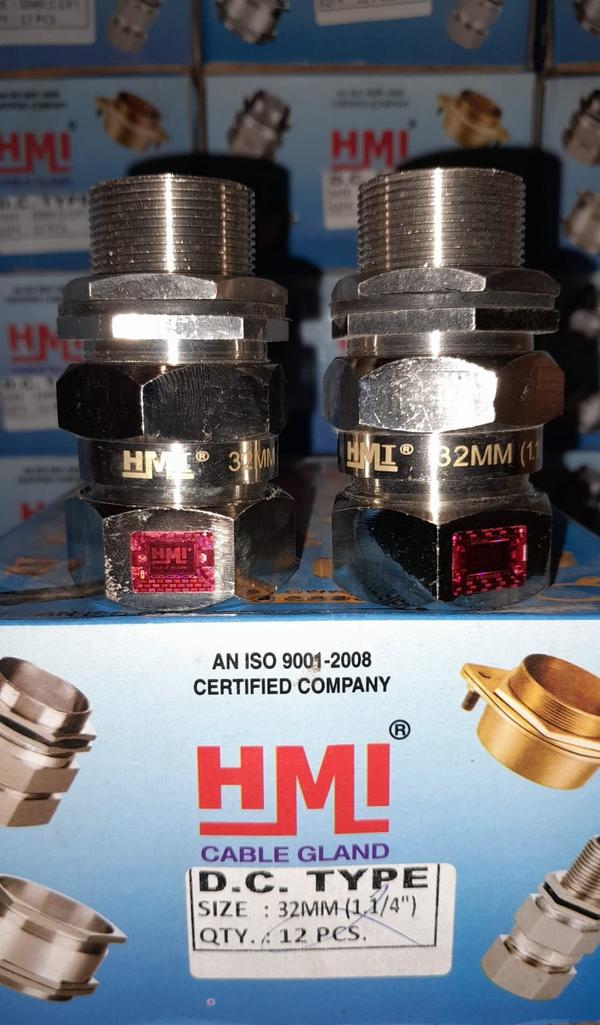 double compression brass gland