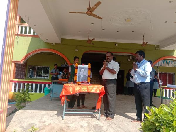 Our school principal, Dr.