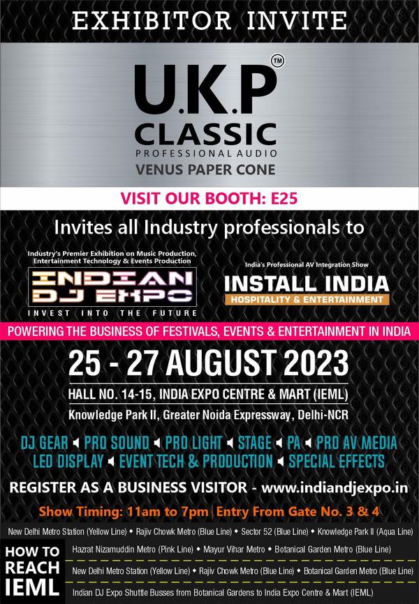 UKP Classic Welcomes You to Booth E25: Elevate Aud