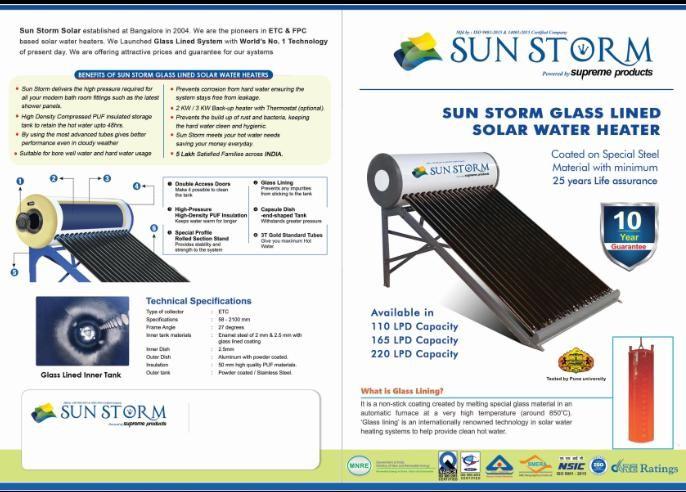 solar water heater bangalore