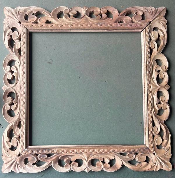 wooden frame