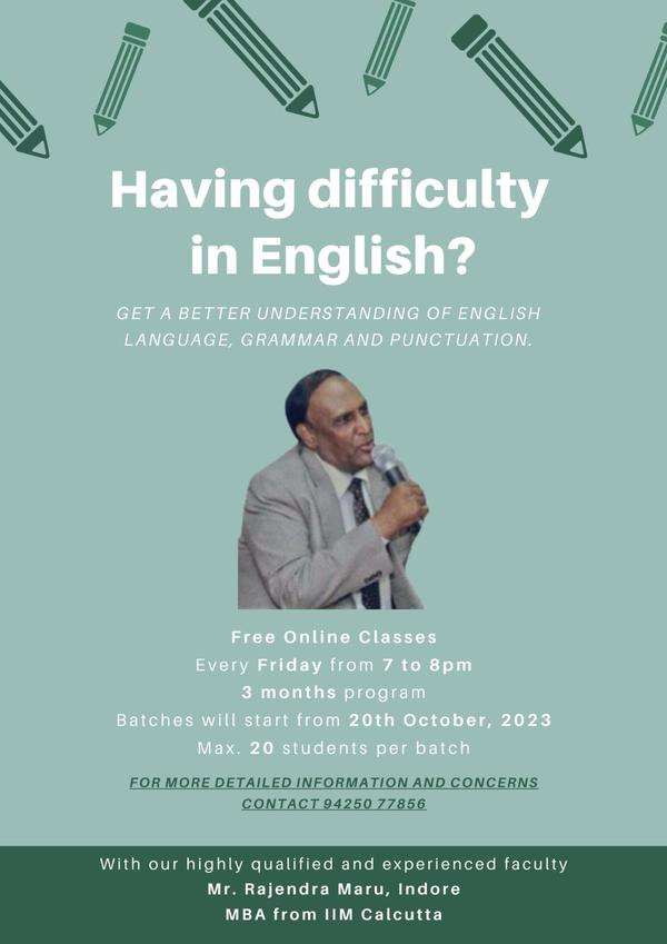 Having difficulty in ENGL