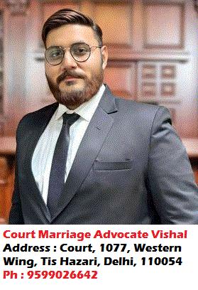 Court Marriage Advocate Vishal
