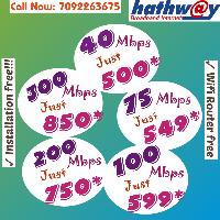 hathway 40mbps plan in pallava