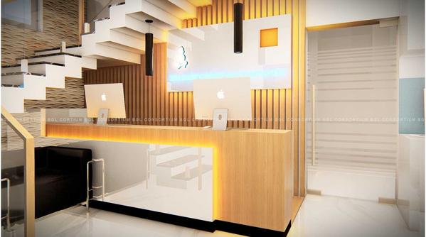 reception interior facade