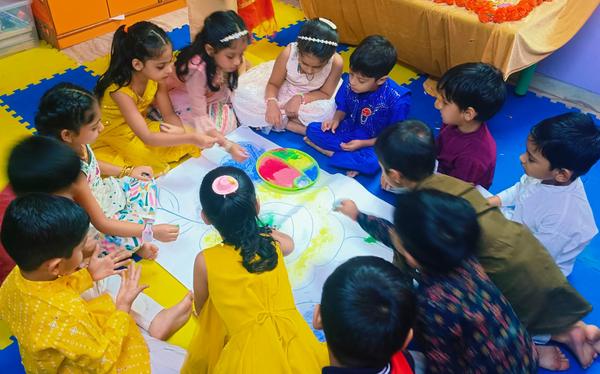 rongoli activity class sr kg