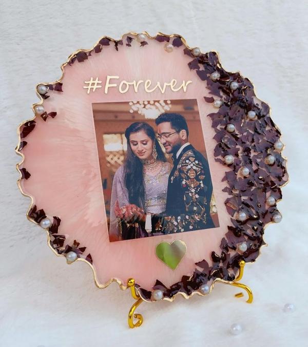 resin flower tooth keepsake