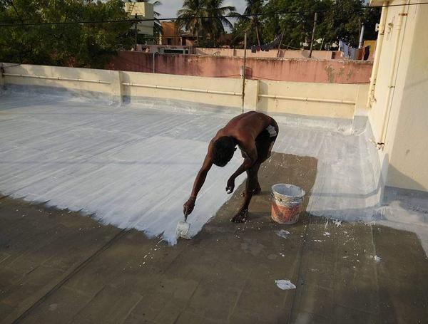 open terrace leakage work