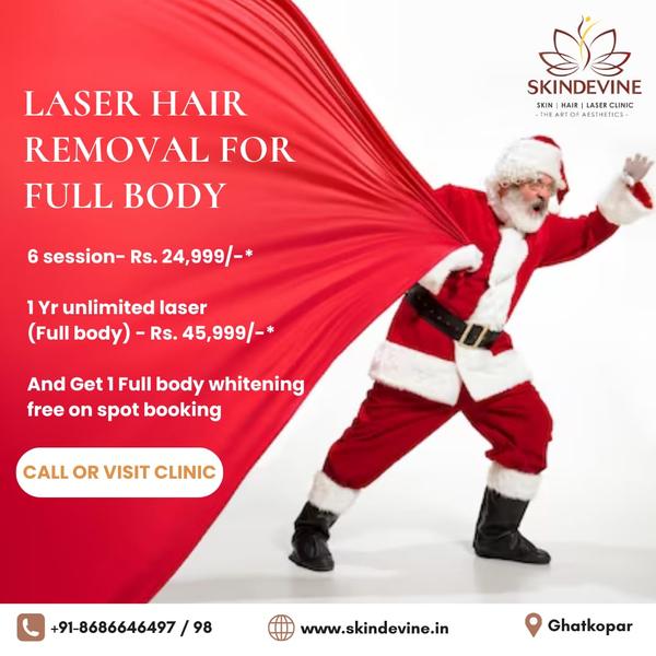 Laser Hair removal is an aesthetic treat