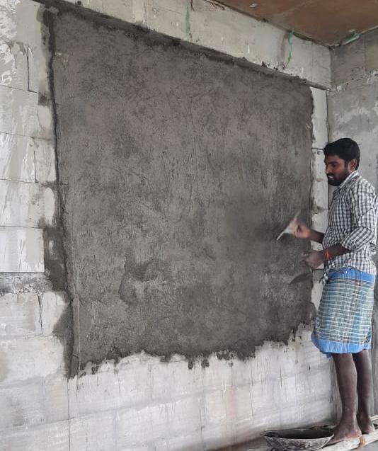 self curing plaster delivery