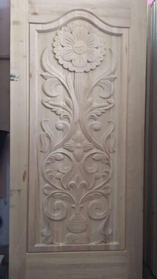 large sturdy door leaf