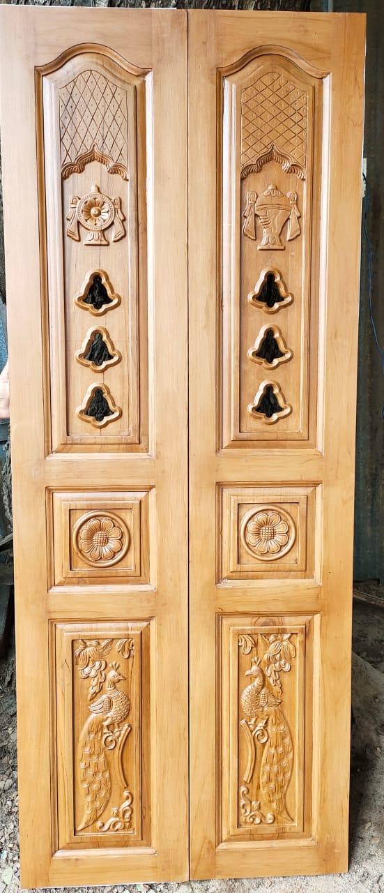 teak double door seller in thi
