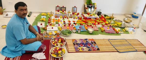 pooja north indian style