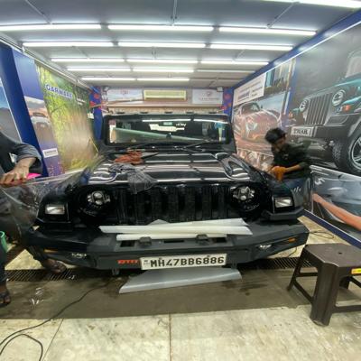 mahendra thar paint protection