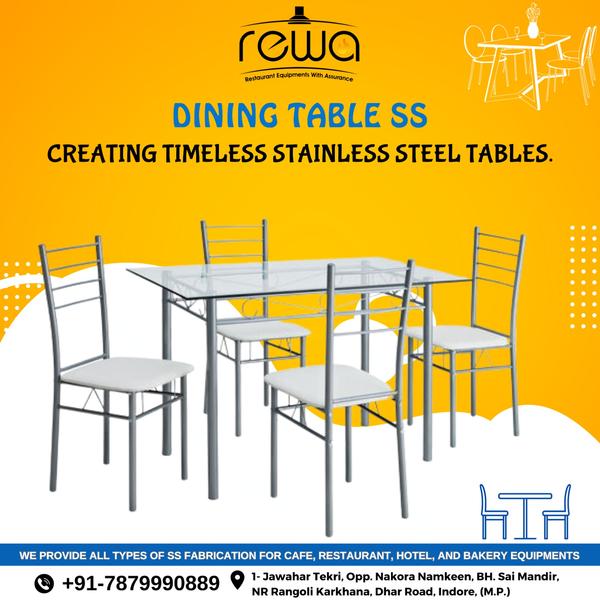 timeless stainless steel table