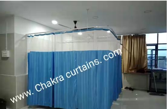 hospital curtain installation