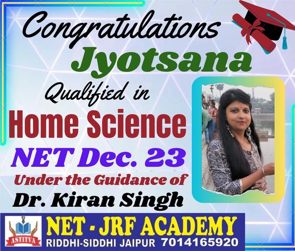 Congratulations to Kumari