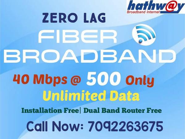 hathway 40mbps plan in pallava