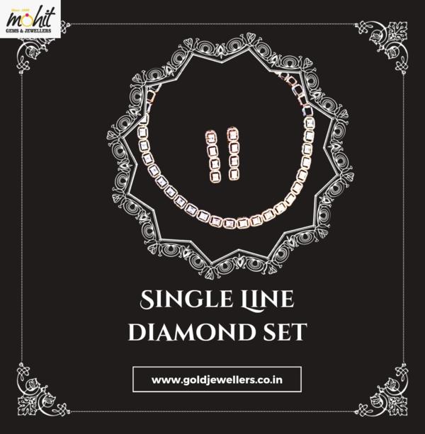 single line gold chain