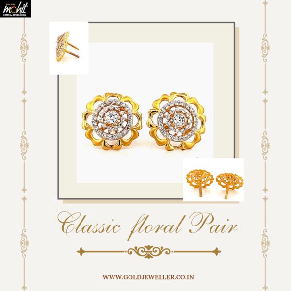 floral diamond tops