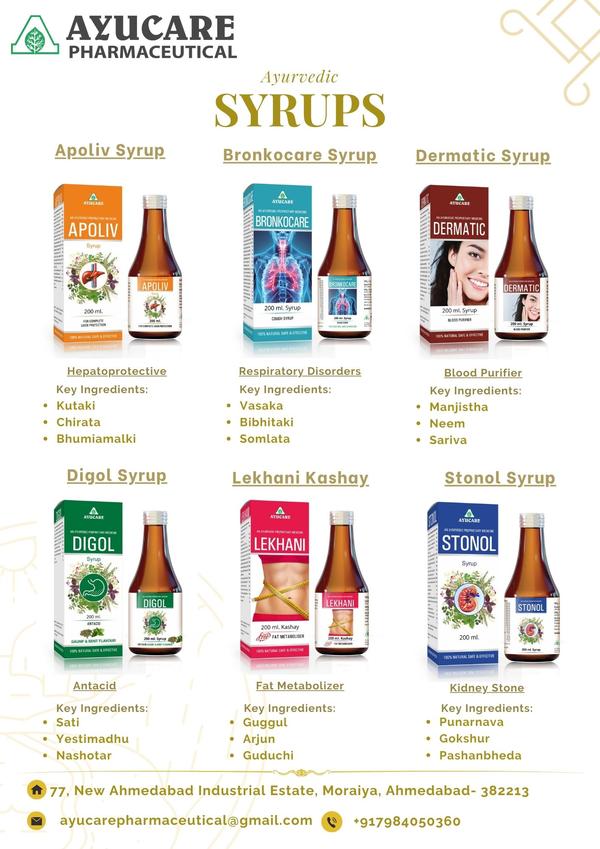Ayucare's Ayurvedic Syrup for boosting Health.Apo
