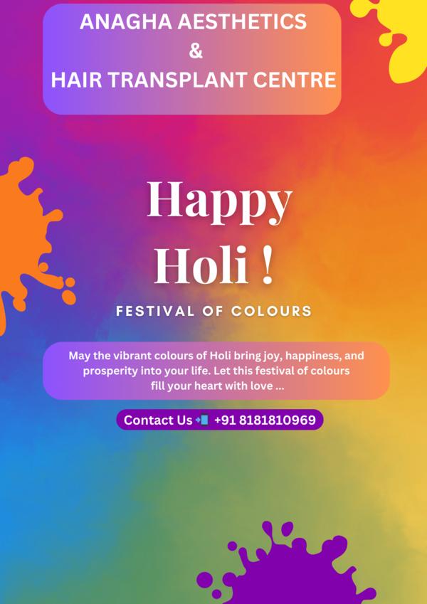wish u very happy Holi from Anagha Aesth