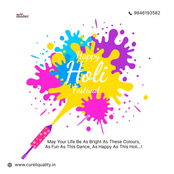May the vibrant colors of Holi