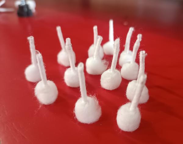 supper white cotton wick mach