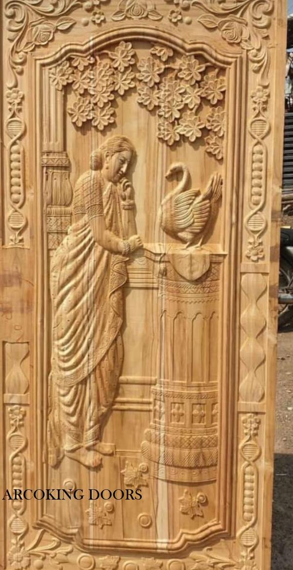 teak wooden door seller in kat