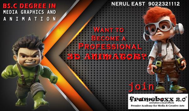 Degree in Animation, be a