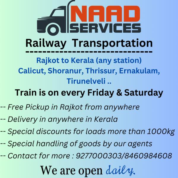 Railway Parcel Service to whol