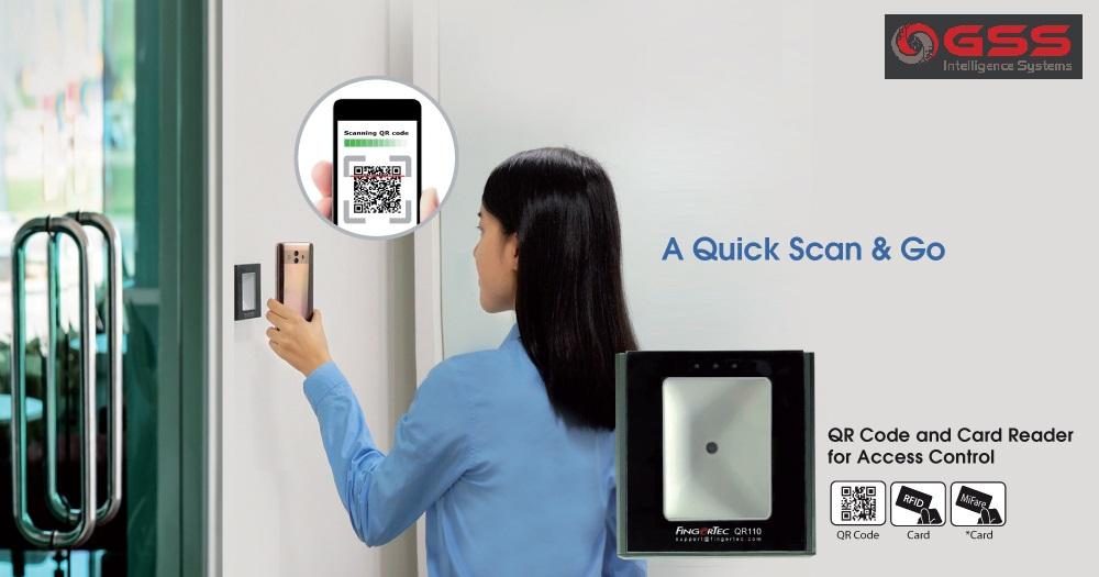 qr code reader biometric syste