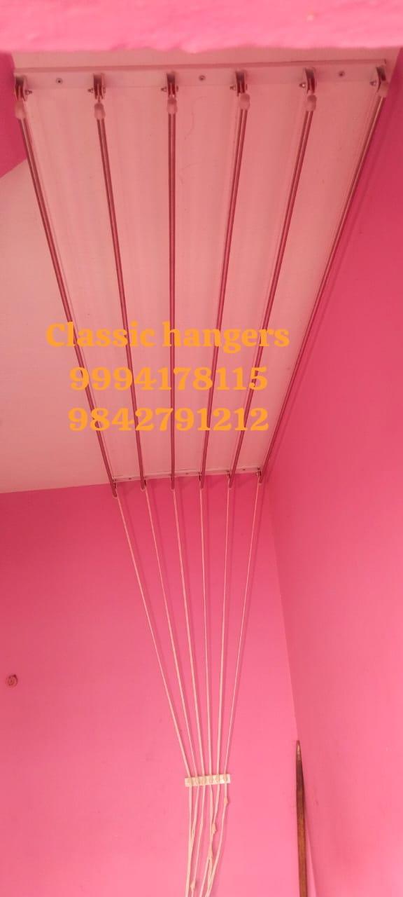 steel floor cloth dryer stand