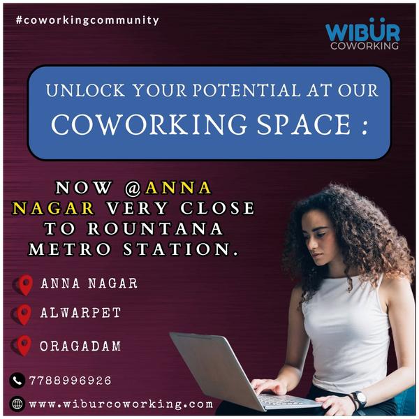 coworking near anna nagar