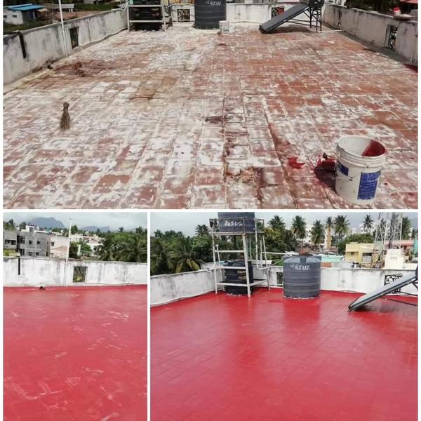 open terrace leakage work