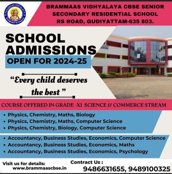 Admission open Pre-KG to 