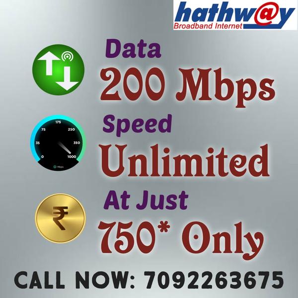 hathway 200mbps speed plan