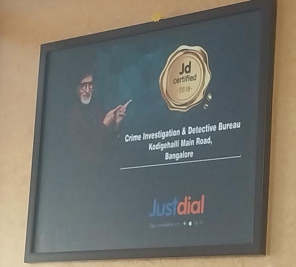 Recognised detective agency fo