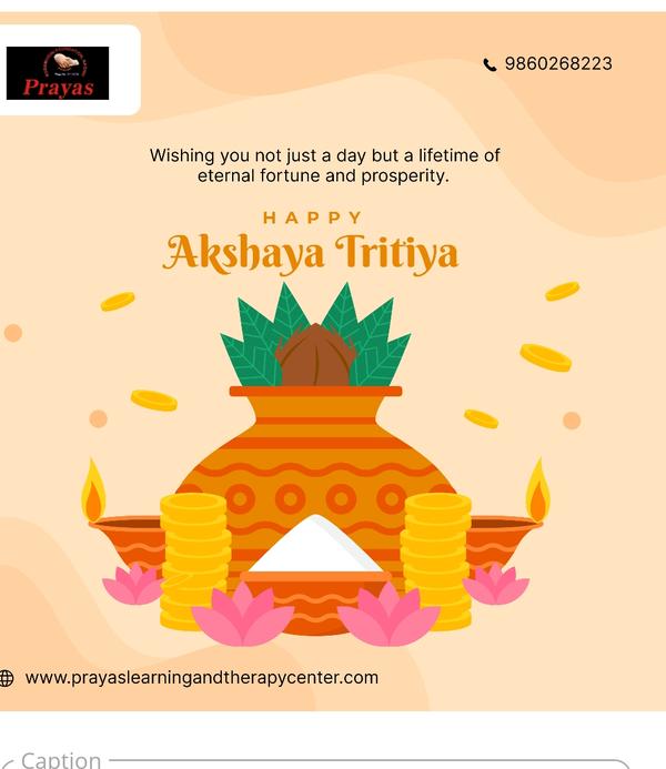 Happy Akshaya Tritiya! Ma