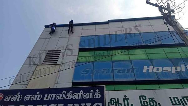 no1 facade glass cleaning work