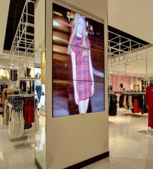 led wall solutions for retail 
