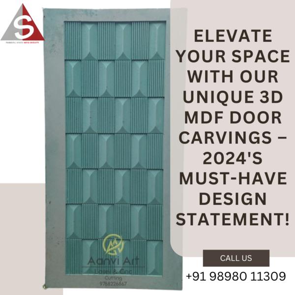 stunning 3d engraved door desi