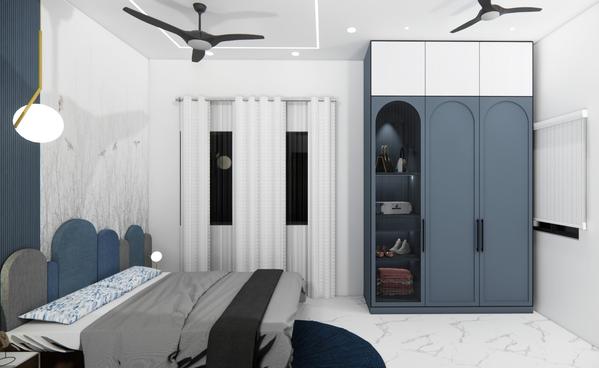 relaxing bedroom ambiance idea
