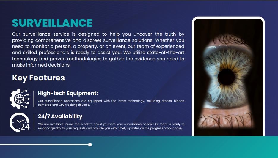 Our Surveillances  services is