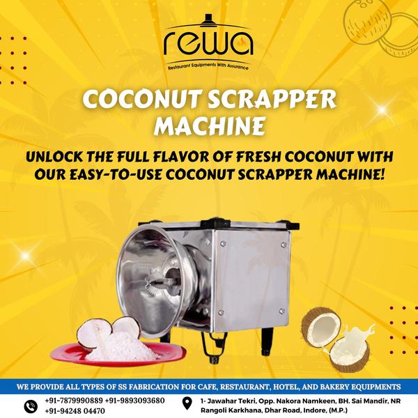 handy coconut scraper machine