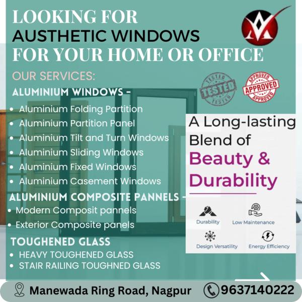 designer aluminum windows